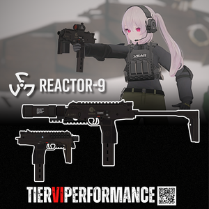 【VRChat向け】3Dモデル RL-R9 サブマシンガン