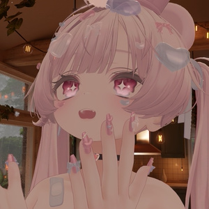 【Fyuett追加】ぷるんと半透明♡Yumekawa Nail & Face Gem｜４モデル＋汎用版あり｜MA対応【VRChat】 缩略图 20