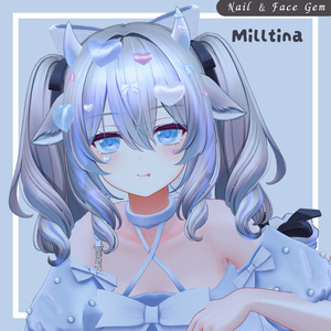 【Fyuett追加】ぷるんと半透明♡Yumekawa Nail & Face Gem｜４モデル＋汎用版あり｜MA対応【VRChat】 缩略图 24