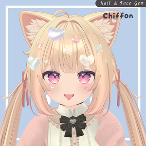 【Fyuett追加】ぷるんと半透明♡Yumekawa Nail & Face Gem｜４モデル＋汎用版あり｜MA対応【VRChat】 缩略图 25