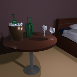 【Blender】寝室素材