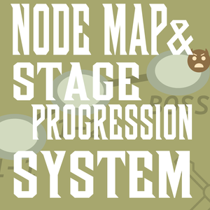 Unity用 ノードマップ＆ステージ進行システムアセット "Node Map & Stage Progression System"