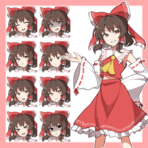 三國式・博麗霊夢立ち絵素材