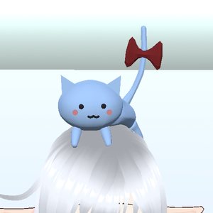 たれ猫(青)