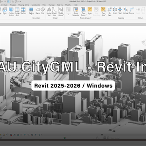 PLATEAU CityGML – Revitダイレクトインポーター（Windows / Revit 2025–2026）