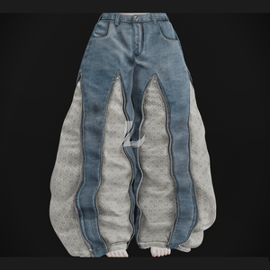 BAGGY ZIPPER JEANS 森羅 - Shinra