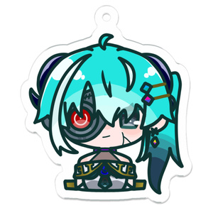 冬華わらび でふぉるめ アクリルキーホルダー(新V体Ver.)