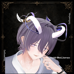 ⟡.· 月詠_Ribbon.Horn_ ⟡.·【VRC想定】 缩略图 10