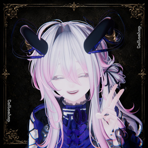 ⟡.· 月詠_Ribbon.Horn_ ⟡.·【VRC想定】 缩略图 4