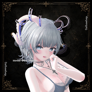 ⟡.· 月詠_Ribbon.Horn_ ⟡.·【VRC想定】 缩略图 20