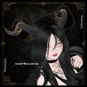 ⟡.· 月詠_Ribbon.Horn_ ⟡.·【VRC想定】 缩略图 7