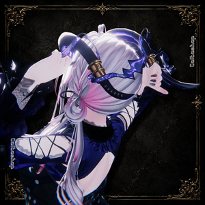 ⟡.· 月詠_Ribbon.Horn_ ⟡.·【VRC想定】 缩略图 5
