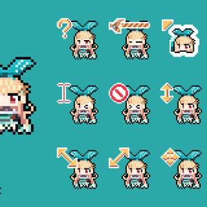 Pomu Rainpuff Mouse cursor pack 2.0 (NJSJ EN 1st)