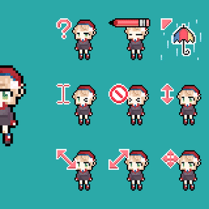 Shigure Ui Mouse cursor pack 2.0