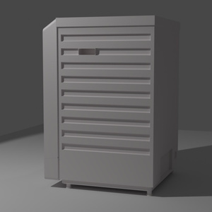 洗濯機(軽量版)『blender3Dモデル』 缩略图 2