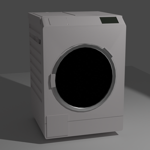 洗濯機(軽量版)『blender3Dモデル』