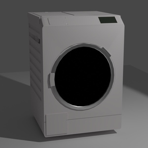 洗濯機(軽量版)『blender3Dモデル』