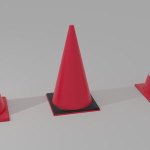 三角コーン『blender3Dモデル』