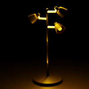 フロアランプ『Blender3Dモデル』