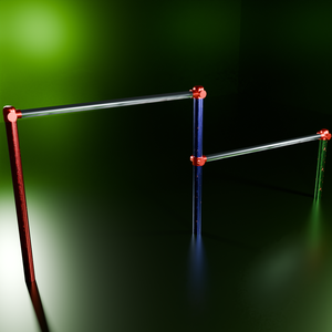 鉄棒『Blender3Dモデル』1