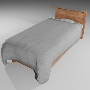 ベッド『Blender3Dモデル』
