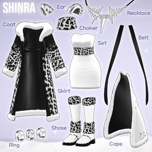 Snow Leopard package 【for Shinra】 / 衣装 [VRC] 缩略图 6