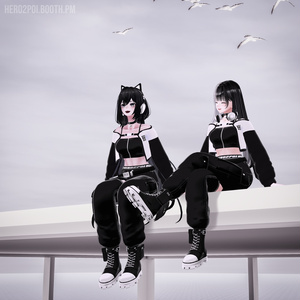 MonoNeko_Street Mood Package / 衣装 [VRC] 【for Lasyusha, Shinra】 缩略图 7