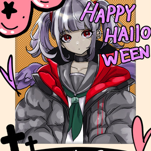 【Free DL】2024ハロウィンチェキ風素材