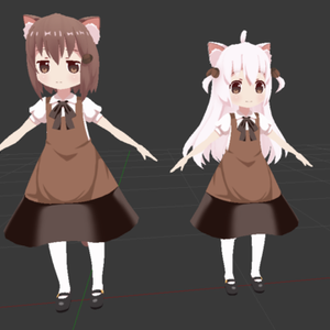 たまこ＆モカMMDセット