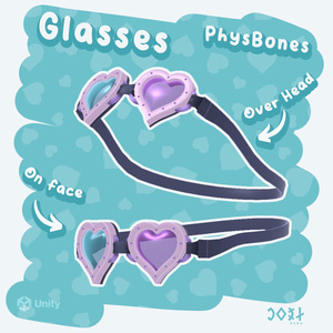 Glasses - Heart - メガネ - ハート