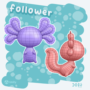 Axolotl Follower - アクソロトルフォロワー