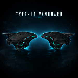【公開記念セール】【VRChat想定】Type-10 “Vanguard” - 浮遊式ショルダーユニット -【3Dアクセサリー】
