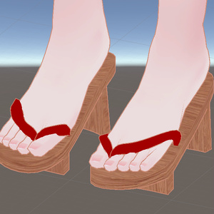 [受付嬢さん用]下駄(VRChat想定)