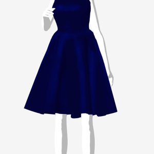 【無料・FBX・VRChat・キセテネ対応】PartyDress01