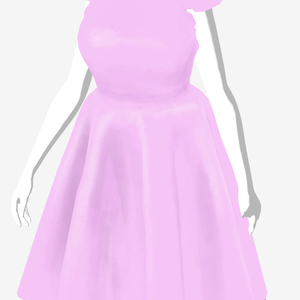 【無料・FBX・VRChat・キセテネ対応】PartyDress02