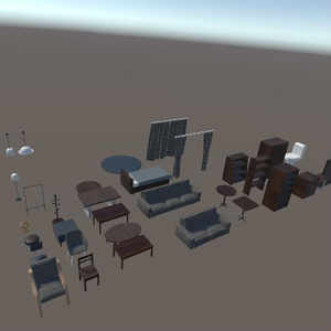 vrchat向け　家具パック　vol.1