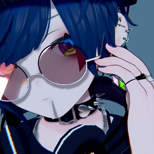 【VRCHAT想定3Dモデル】TwoToneRoundglass 【アクセサリ】 #KoiWasLie 缩略图 2