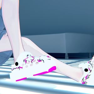【VRCHAT想定3Dモデル】ScribbleSandal【ヨルちゃん、犀莉ちゃん対応】 #KoiWasLie 缩略图 4