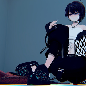 【VRCHAT想定3Dモデル】ScribbleSandal【ヨルちゃん、犀莉ちゃん対応】 #KoiWasLie 缩略图 5