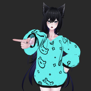【VRCHAT想定3Dモデル】PatternHoodie【5アバター対応】 #KoiWasLie 缩略图 6