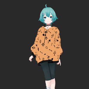 【VRCHAT想定3Dモデル】PatternHoodie【5アバター対応】 #KoiWasLie 缩略图 3