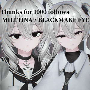 Thanks for 1000 follows ❥ MILLTINA ♰ BLACKMAKE＆EYE ♰