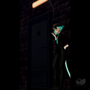 Inner Sleek Bun Hair -MENTHOL-【VRChat】 缩略图 11