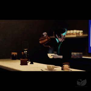 Inner Sleek Bun Hair -MENTHOL-【VRChat】 缩略图 14