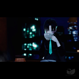 Inner Sleek Bun Hair -MENTHOL-【VRChat】 缩略图 17