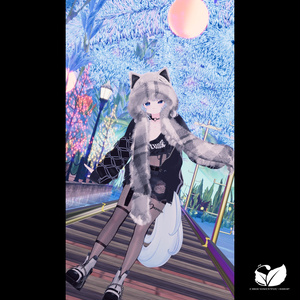 White Wolf -Hood&Scarf-【VRChat】 缩略图 32
