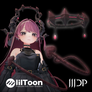 Free Distribution ✨ Halo & Tail Set [VRChat-Ready Accessory]