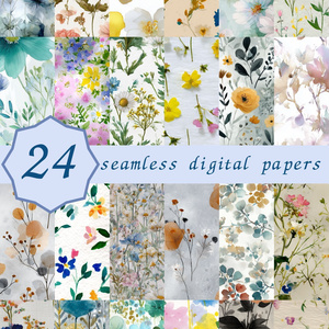 カラフルガーデンミックス小花柄24種｜DitsyFlorals Vol.5 GardenMix