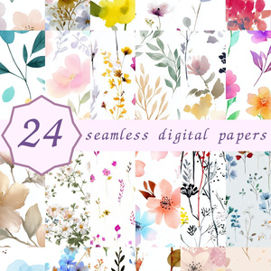 ワイルドブルームの小花柄24種｜DitsyFlorals Vol.7 WildBloom