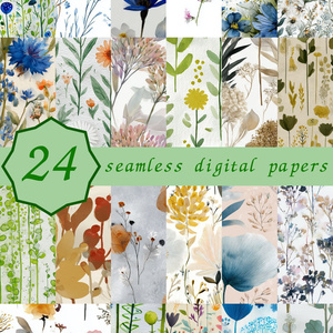 アソート植物柄24種｜MixedBotanical Vol.1 Assorted